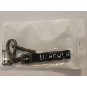 Lincoln Luxury‎ Leather Keychain Keyring Lincoln Logo